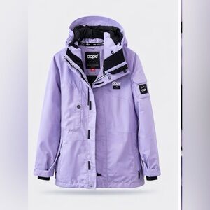 DOPE Women's Light Purple Ski Jacket